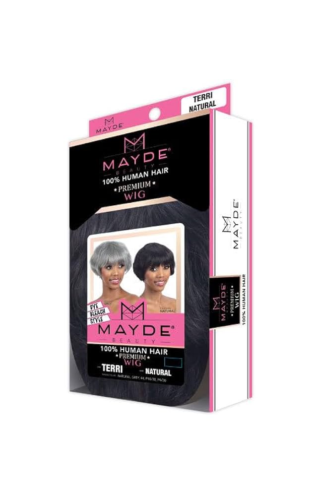 Amazon.com : Mayde Beauty 100% Human Premium Hair Wig